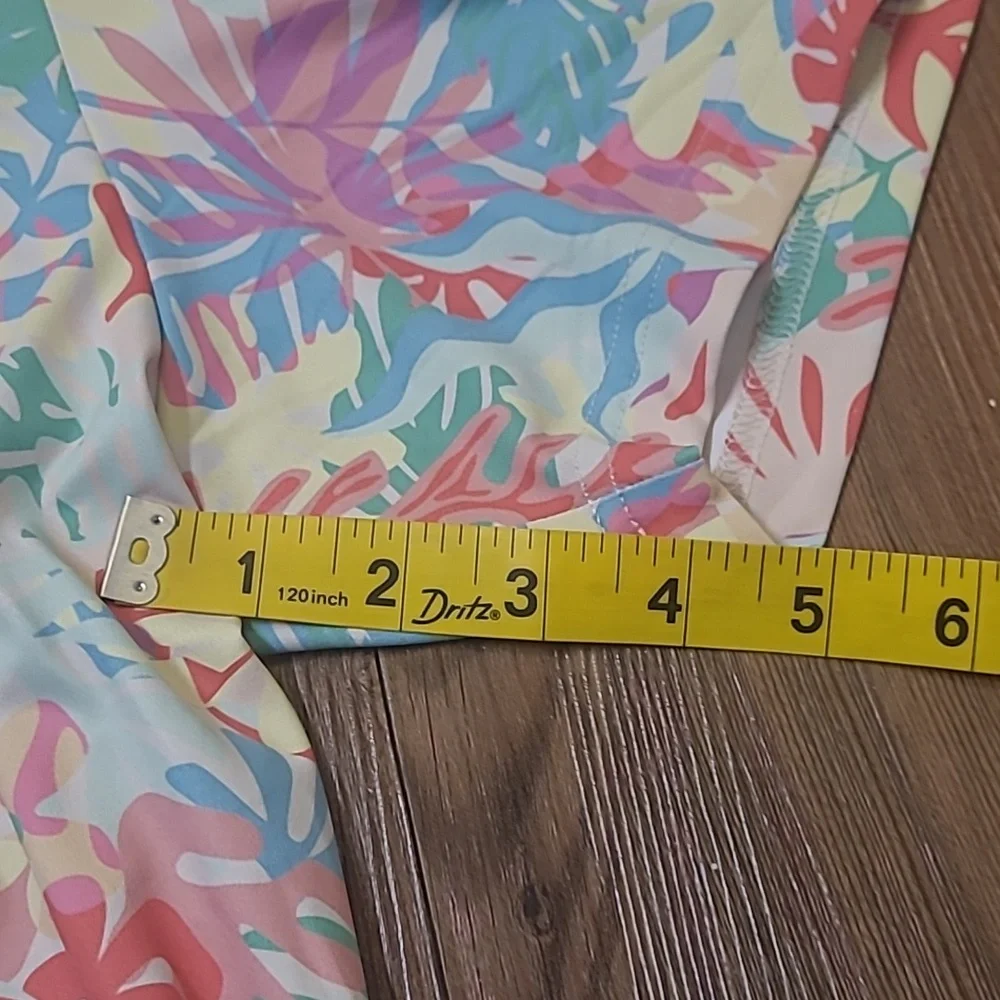 Colorful Tropical Print Men's Short Sleeve Shirt for‎ men zise XL